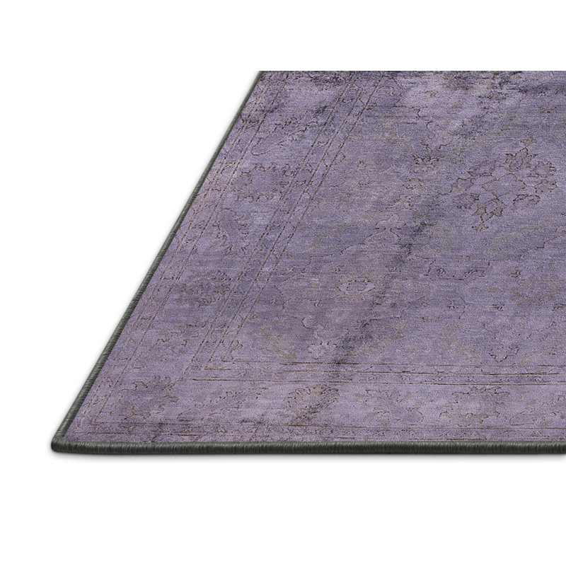 Tapis oriental mauve / brun Hymel, Rectangle 2 pi x 4 pi