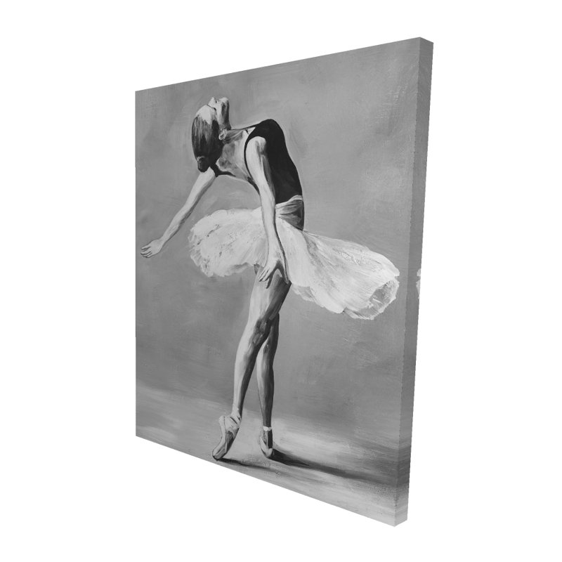 Danseuse de ballet classique - Toile femme de salon pour la décoration intérieure