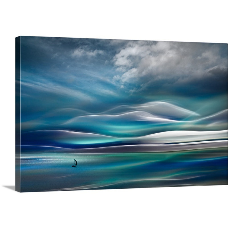 " Sailing " by Ursula Abresch, 24" H x 36" W x 1.5" D