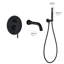 2 Handle Wall Tub Filler with Diverter