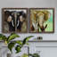 Majestic Encounter - Ensemble de 2 peintures sur toile encadrées-687279699-687279702