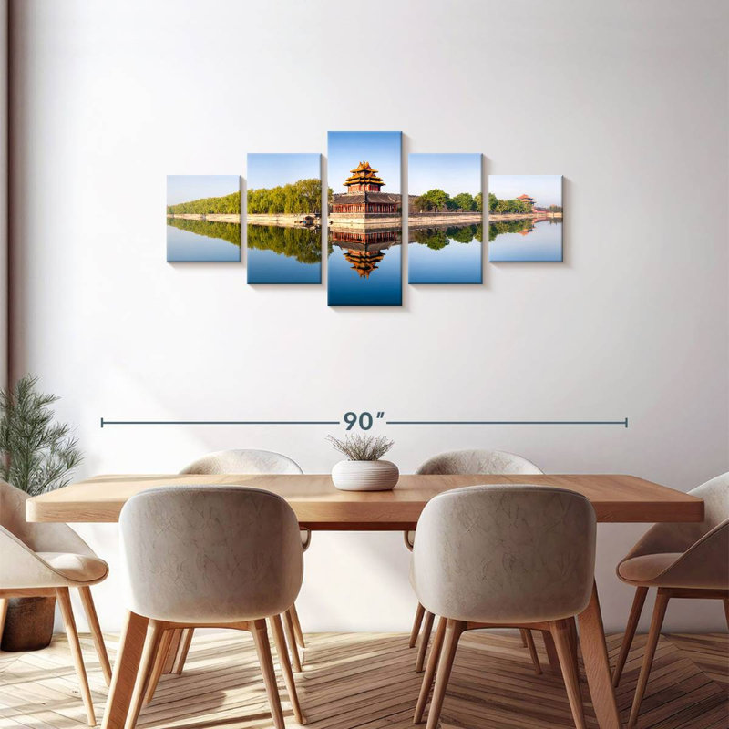 Beijing Watchtower, 30" H x 68" W