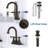 Oil-rubbed Bronze Durable Swivel Spout Classic Bathroom Faucet - Perfect For Modern And Traditional Vanities