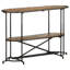 4-3 110cm Solid Wood Top Console Table-106215991