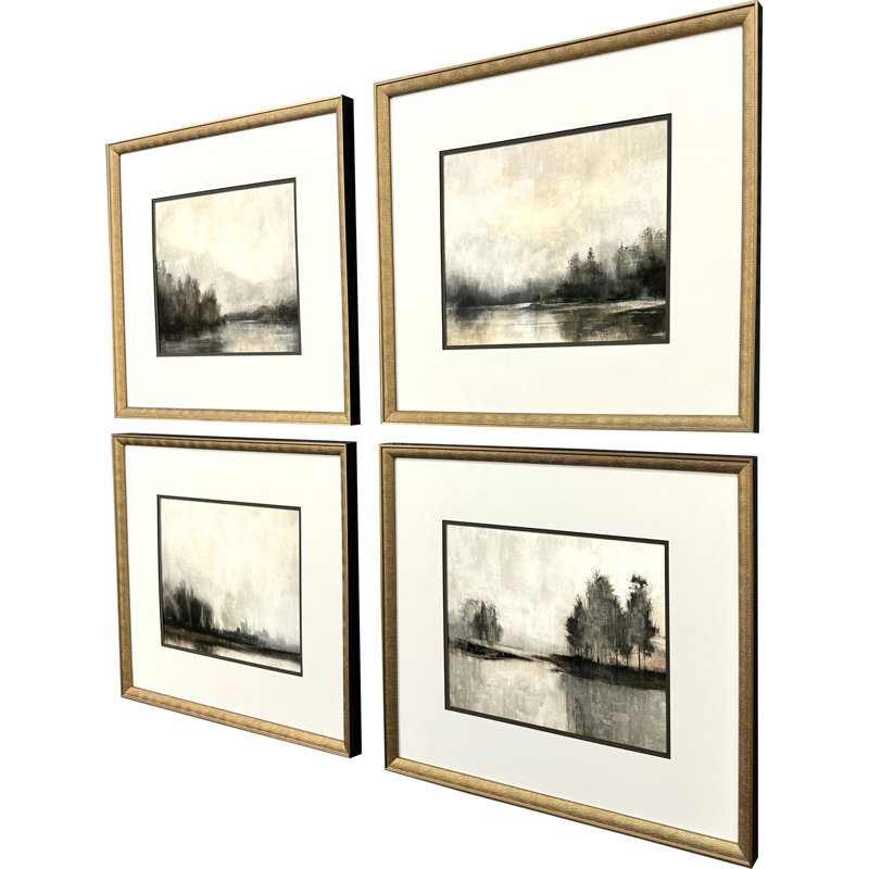 Art encadré «Mute Horizons»