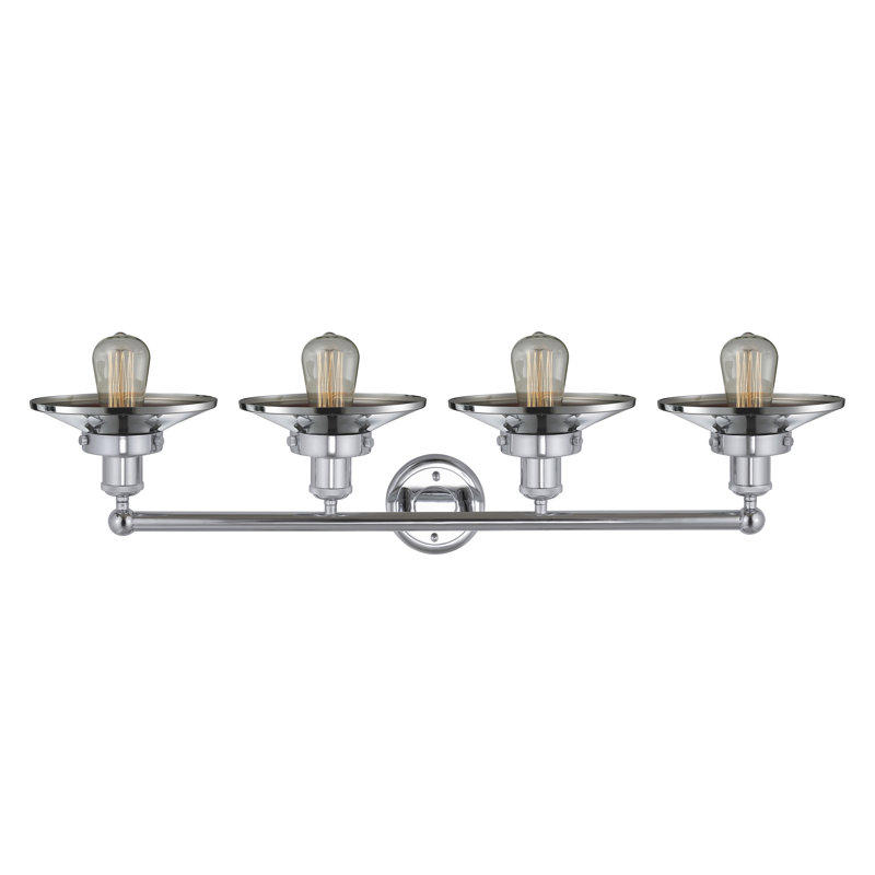 Krysia 4 - Light Dimmable Vanity Light, Polished Chrome, Polished Chrome