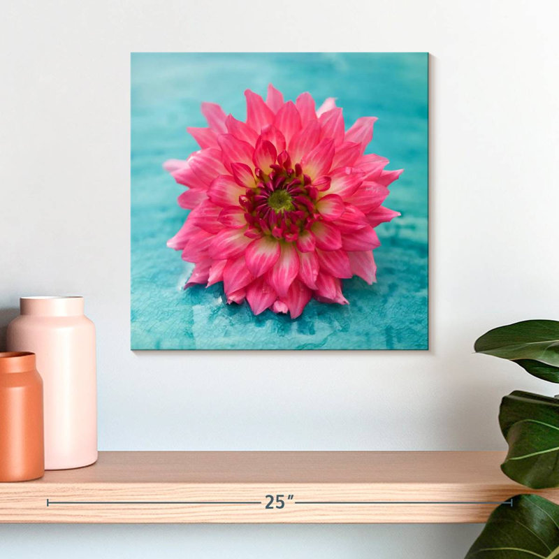 Arney magnifique fleur rose, H 16 po x l 16 po