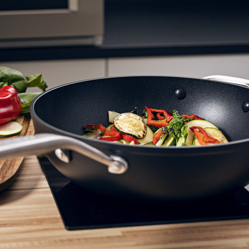 KitchenAid Forged Hardened Aluminium Ceramic Non-Stick 30cm/5 Litre Wok