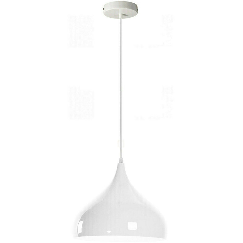 Jerlene 1 - Light Pendant, White, White