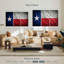 Drapeau de Borges au Texas sur bois-108094491