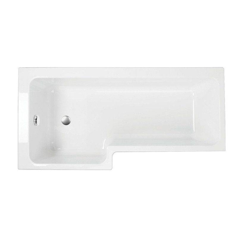 Sousa 1700mm x 820mm Soaking Acrylic Bathtub, Right