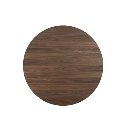 Marlow Sculpted Base 54" Round Wood Dining Table