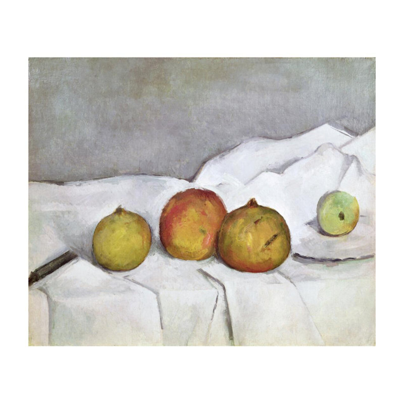 Fruit sur un tissu, impression numérique Paul Cézanne, H 22 po x l 28 po