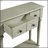 Vintage Entryway Table With 4 Drawers And Open Shelf, Durable MDF And Pine Wood Construction For Classic Elegance And Storage