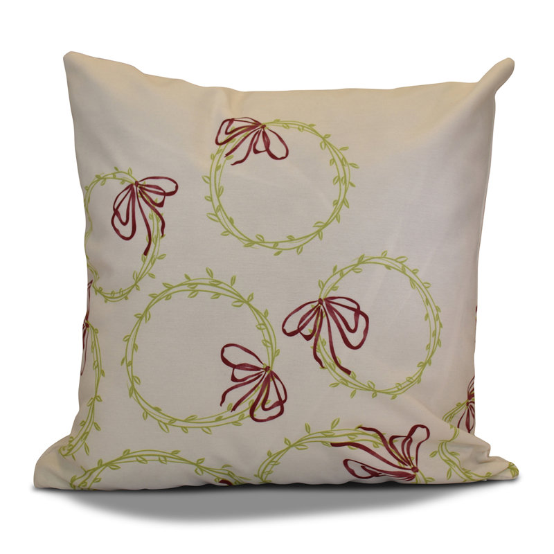 Housse de coussin d'extérieur carré Jump for Joy, 16 po x 16 po, Vert clair
