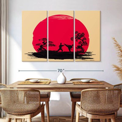 Coucher de soleil karaté