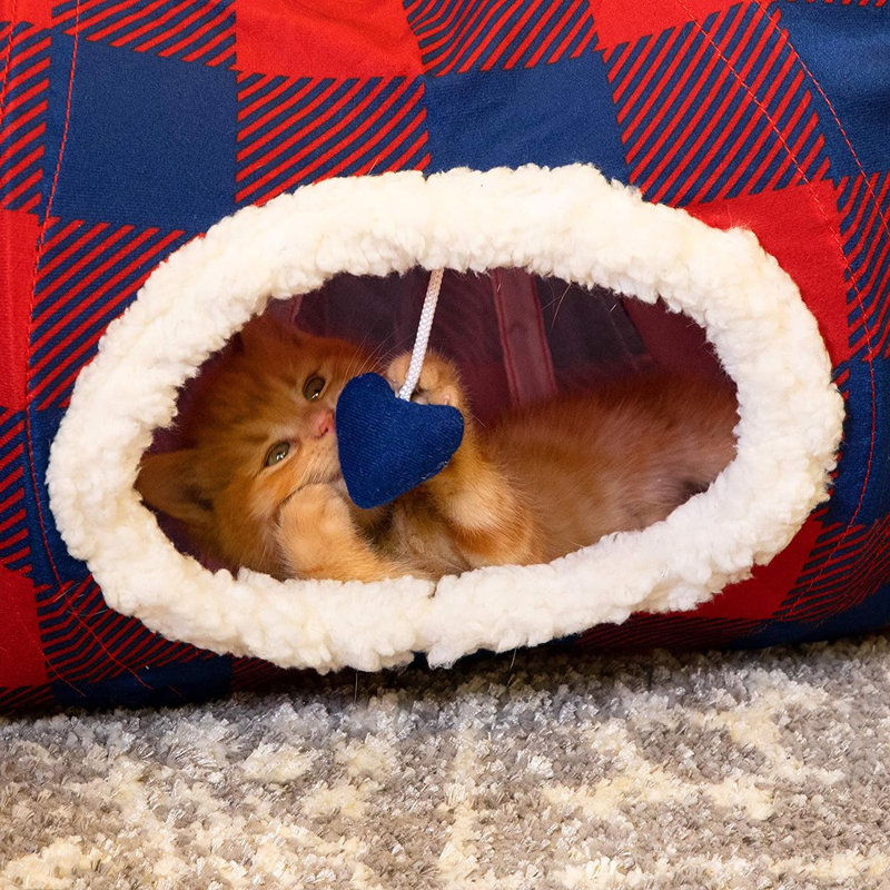 Chasim Plaid Pet Bed