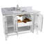 Mason 48" Single Bathroom Vanity with Carrara Marble Top-1374185802-1374185804-1374185801