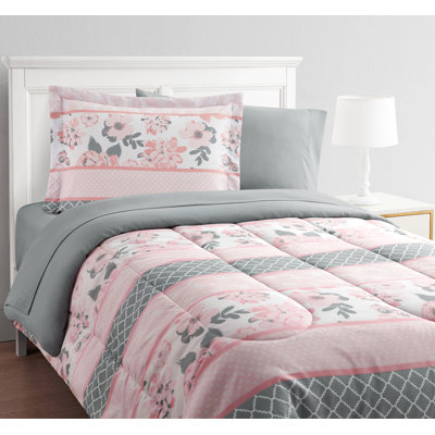 Fann Reversible Plants & Flowers Toddler Bedding Set