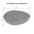CASAINC Maple 15.35'' Concrete Oval Bathroom Sink-86669225