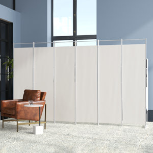 Levasseur 120" W x 72" H 6 - Panel Folding Room Divider