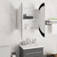 Adebare Bathroom Cabinet with Round Mirror & LED-1662955005-1650620274