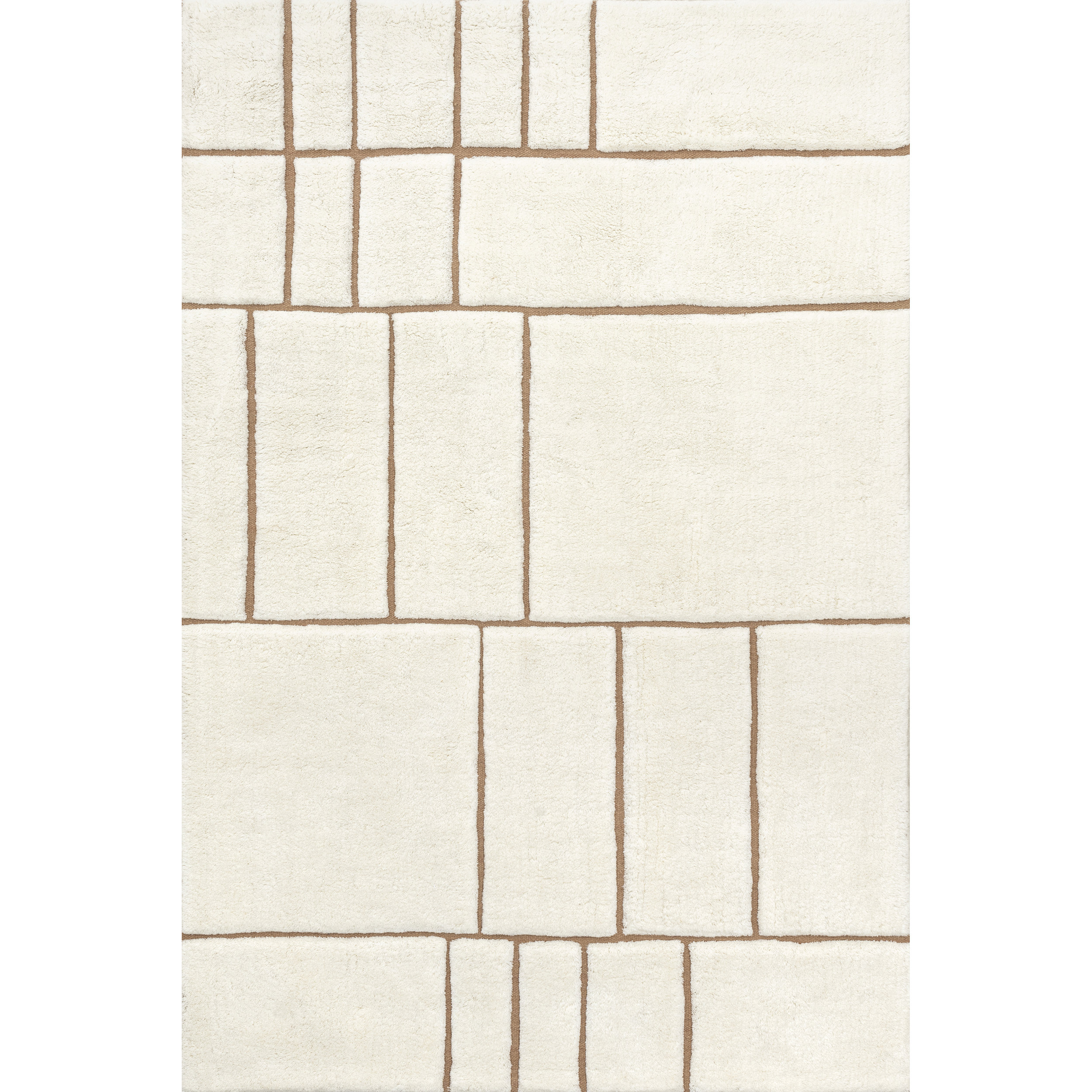 Brega Geometric New Zealand Wool Area Rug