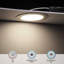 Luminaire encastré ultra-mince à DEL de 13,5 W et 6 pouces avec J-Box, blanc froid 4000K, panneau de lumière à intensité variable-110811249