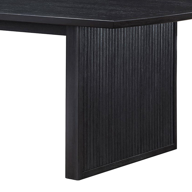 100-inch Extension Leaf Dining Table Black