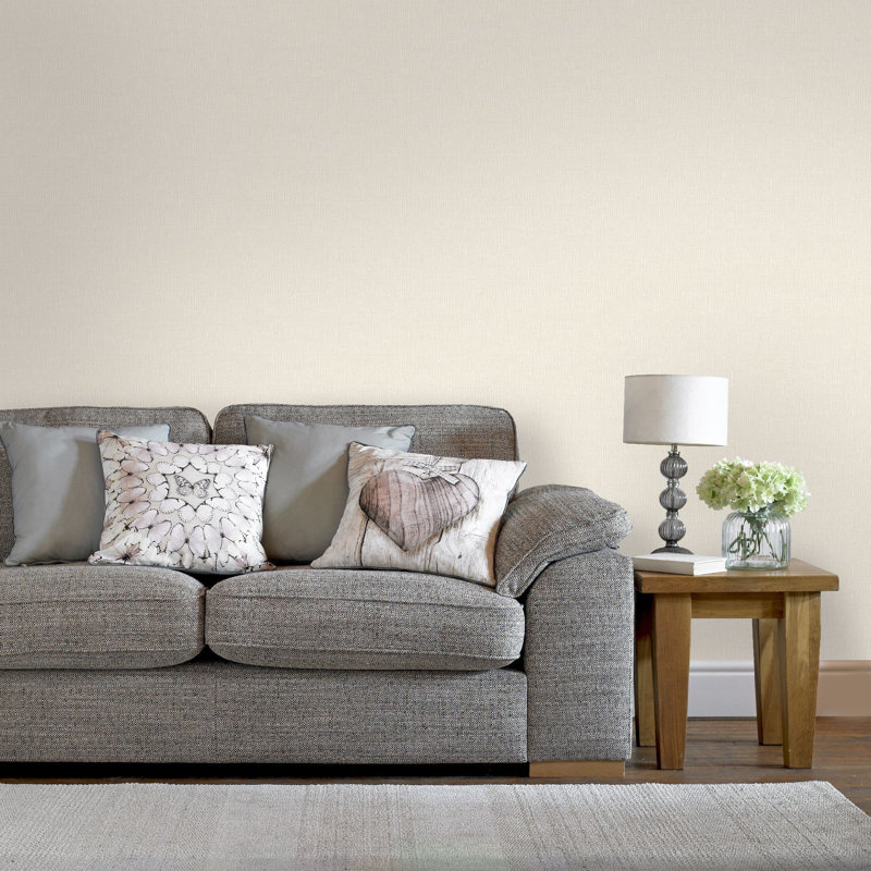 Boutique Shimmer Textured Plain Luxury Wallpaper, Ivory