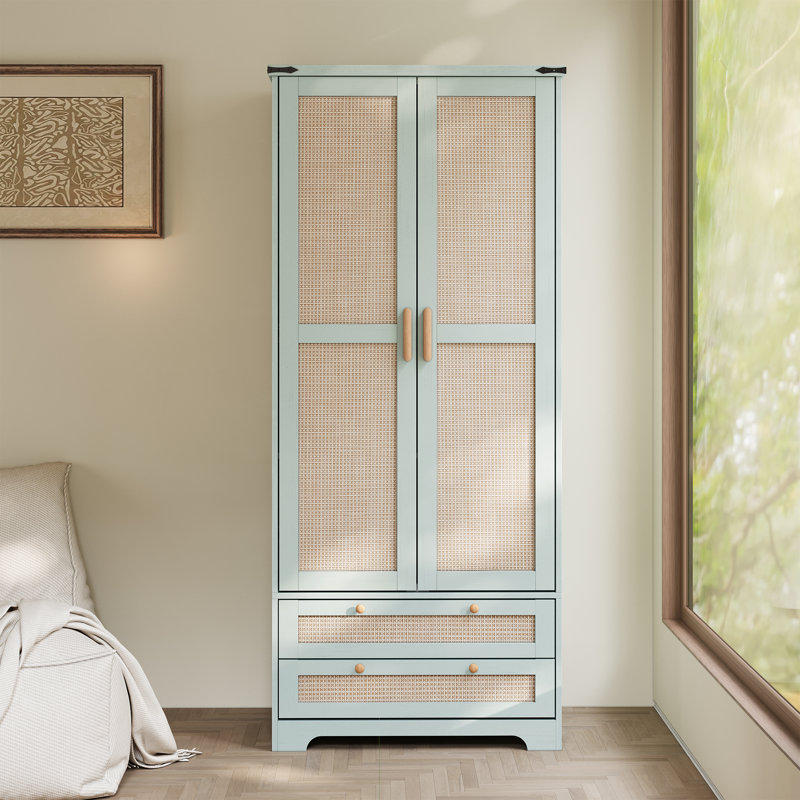 Armoire à deux portes avec deux tiroirs Fresh