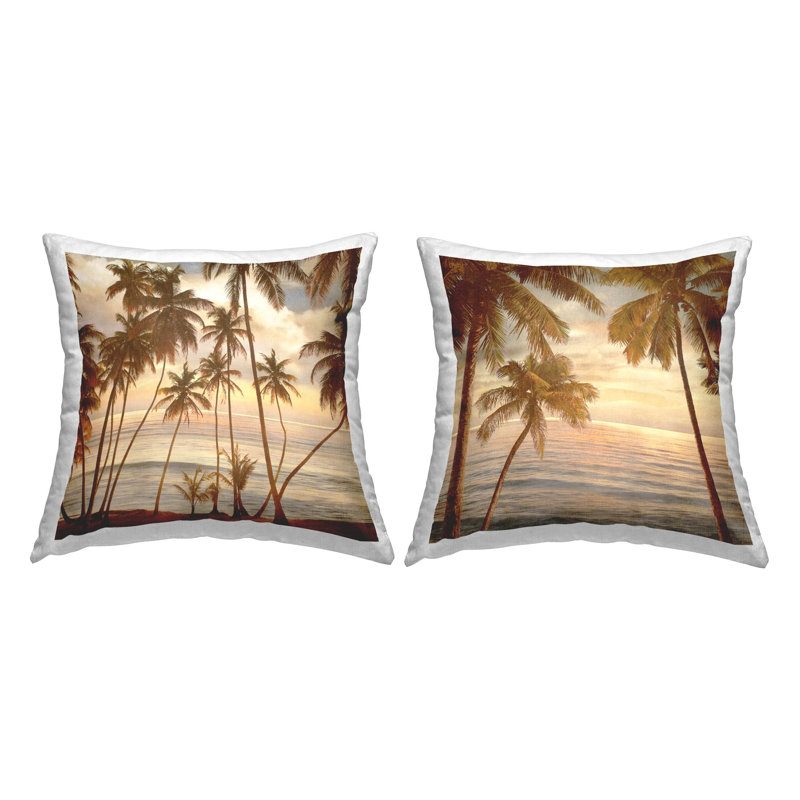 Polyester Throw Square Pillow Cover & Insert