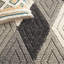 Tapis en laine / coton tissé à la main Rohan en gris / noir-19035020