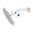 Topcraft 6" Wall Mount Shower Arm With Flange-114842354