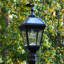 Lampadaire solaire Imperial avec ampoule 3 po