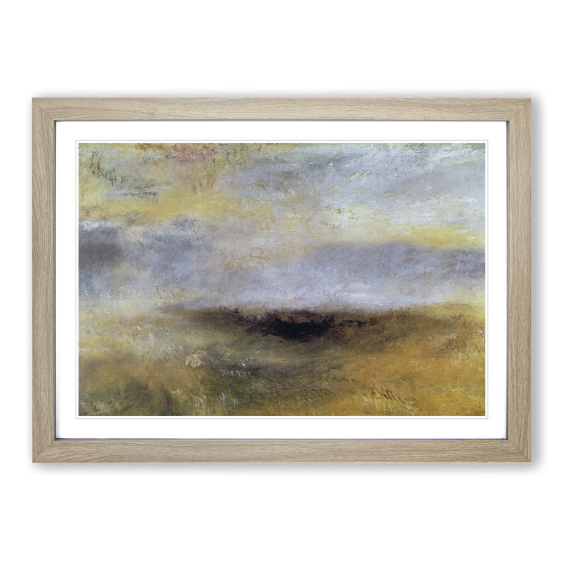 J.M.W. Turner - Single Picture Frame Painting, Oak