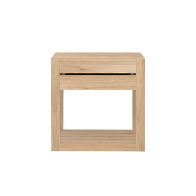 Azur 1 - Drawer Solid Wood Nightstand
