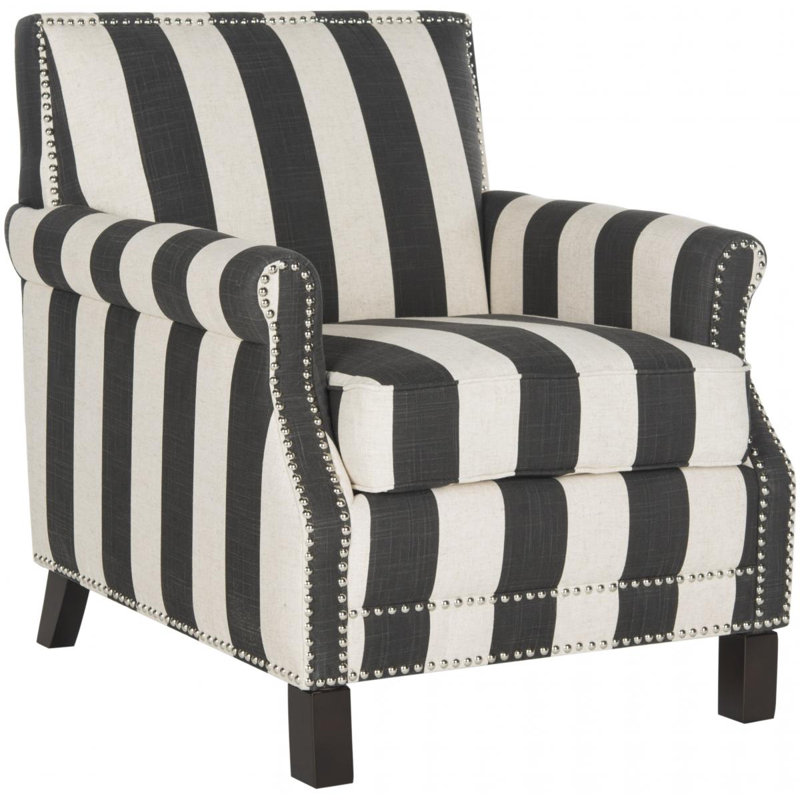 Fauteuil Easton, 100% polyester noir