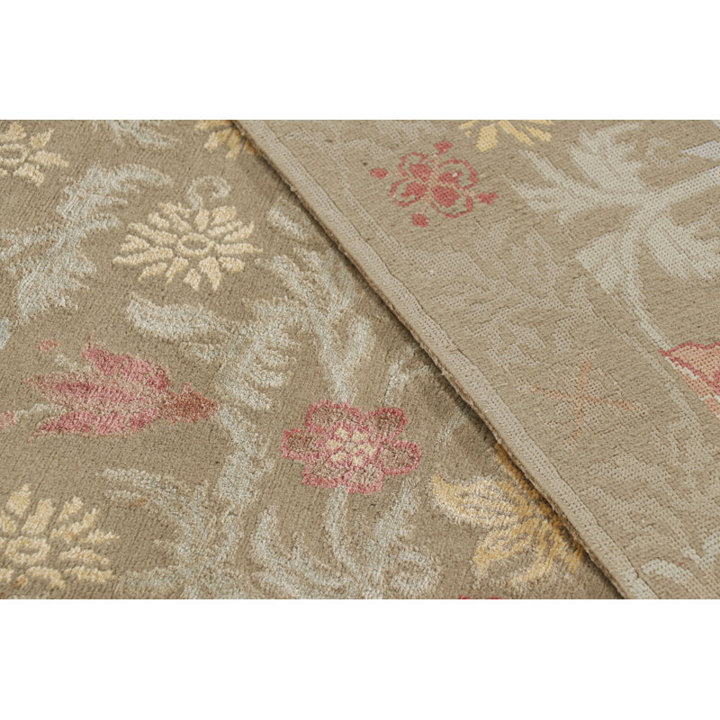 One-of-a-Kind No Hand Knotted Area Rug