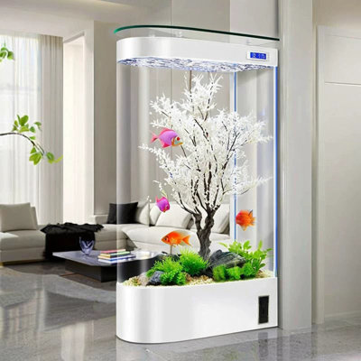60-76 Gallon Manufactured Wood Acrylic Modern Eco Aquarium Tank