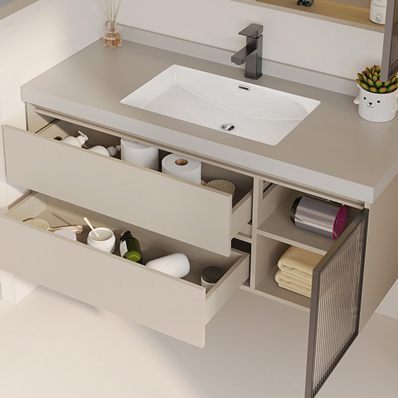 Simple modern style bathroom cabinet