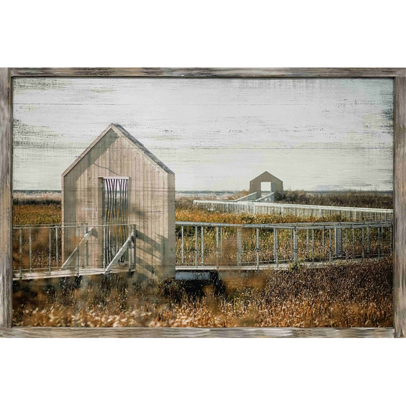 " Wooden Boardwalk ", H 16 po x l 24 po x P 1,5 po