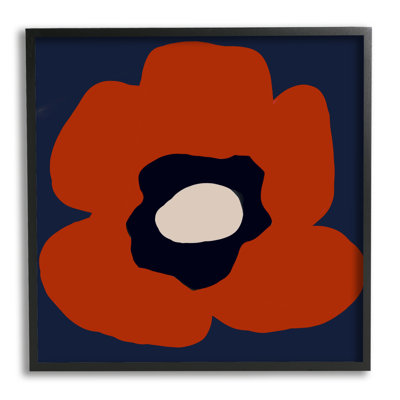 Fleur rouge audacieuse
