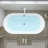 59" x 30" Freestanding Soaking Acrylic Bathtub-81515714