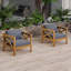 Ensemble de conversation 3 pièces pour patio-386695344