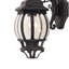 Matte Black 45cm H Outdoor Wall Lantern