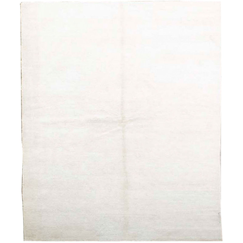 Hand-Knotted High-Quality White Area Rug