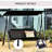 Outdoor Swing Chair With Canopy For 2 - Tiltable Roof, , Breathable Fabric, Steel Frame, Black, Garden Adults Patio Mesh Back, Tilt Adjustable, Poolside, Patio,