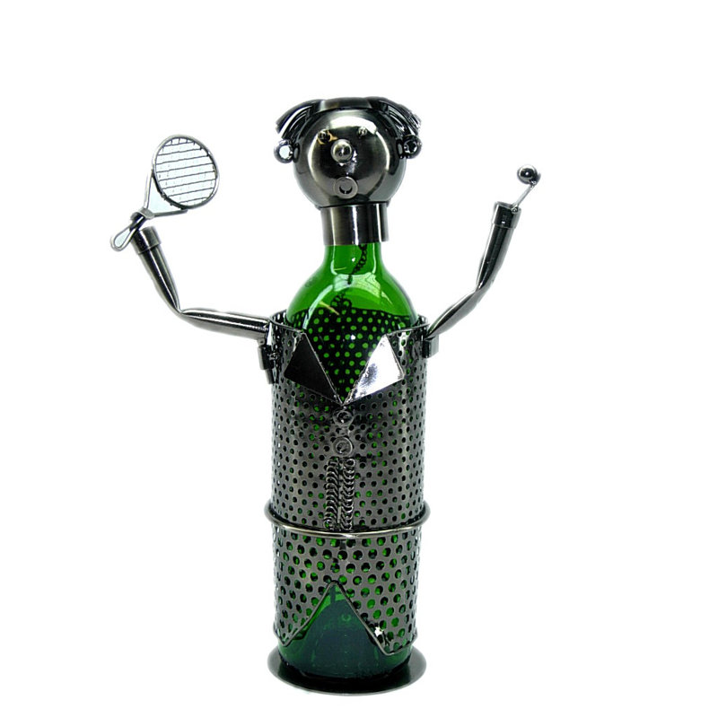 Support à vin de table pour 1 joueur de tennis