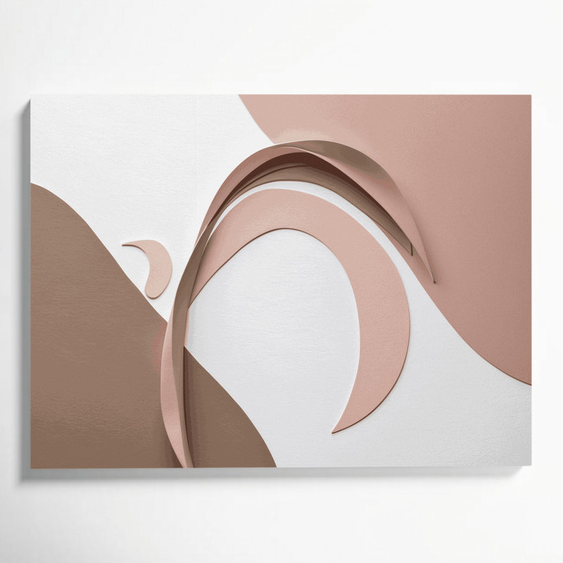 Minimalisme 31, art mural bleu sur toile, H 12 po x l 18 po